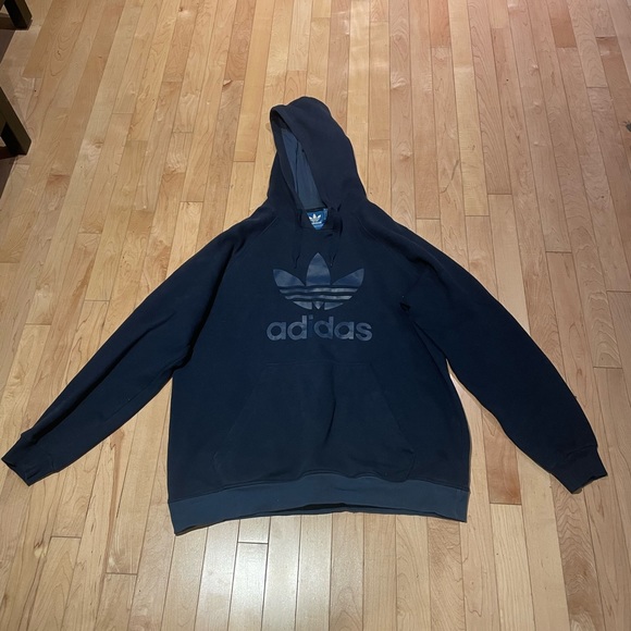 Adidas original dark blue hoodie size Xl - Picture 1 of 3